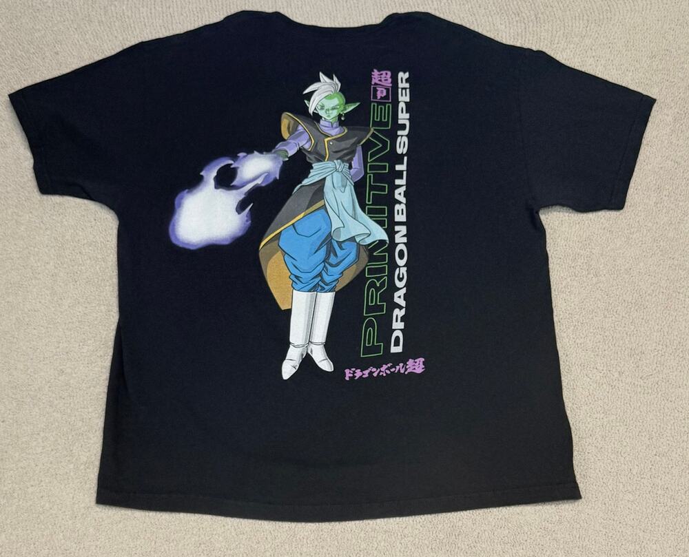 Primitive Dragon Ball Super Zamasu Tee Black 2XL
